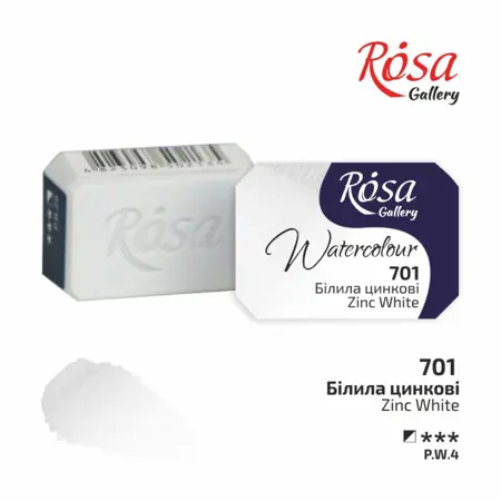 Akvarelové barvy Rosa 2,5ml 701 zinc white